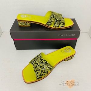 🍂NEW Vince Camuto Ydelle Snake Print Sandal 🍂